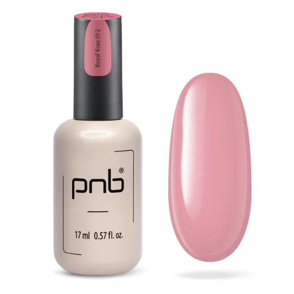 PNB - Strong Iron Gel, No, 012 Royal Rose, 17 ml - ג'ל בנייה ברזל 17 מל צבע רויאל רוז - 012