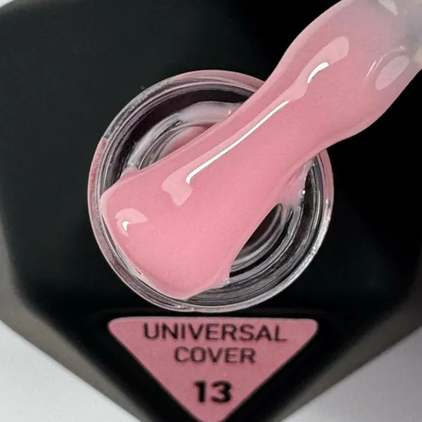 UNIVERSAL COVER GEL 13 Victoria Avdeeva 12мл — рожевий рідкий акрігель - Image 2