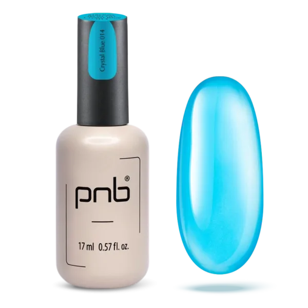 PNB - Strong Iron Gel, No, 014 Crystal Blue, 17 ml - ג'ל בנייה ברזל 17 מל צבע כחול קריסטל - 014