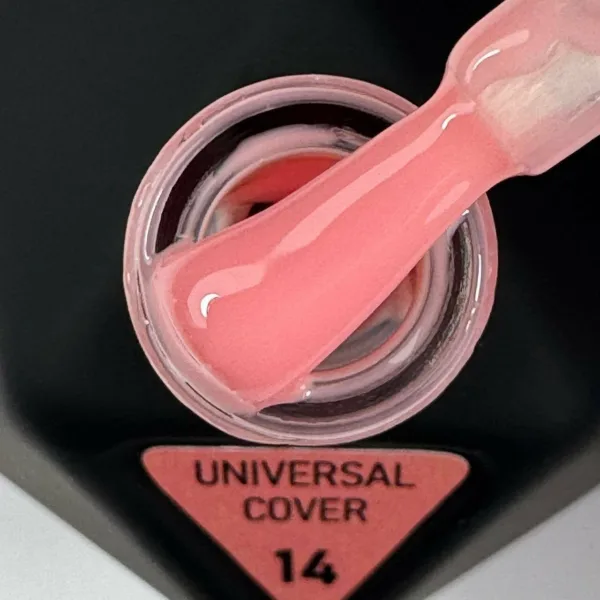 UNIVERSAL COVER GEL 14 Victoria Avdeeva 12мл — Кораллово-рожевий рідкий акрігель - Image 2