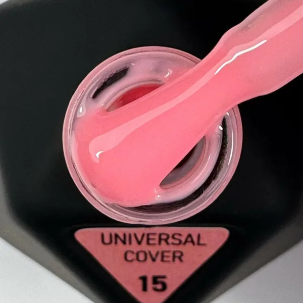 UNIVERSAL COVER GEL 15 Victoria Avdeeva 12мл - Теплий кораловий рідкий акрігель - Image 2