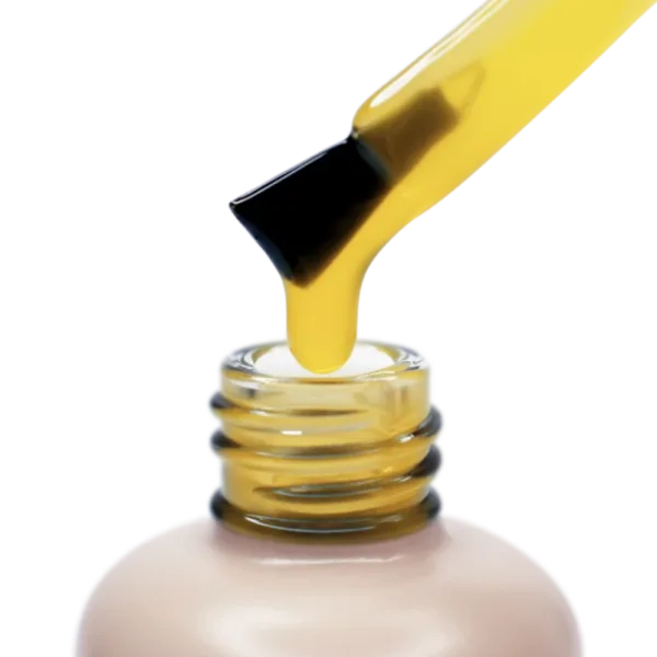 PNB - Strong Iron Gel, No, 015 Crystal Yellow, 17 ml - ג'ל בנייה ברזל 17 מל צבע צהוב קריסטל - 015 - Image 2