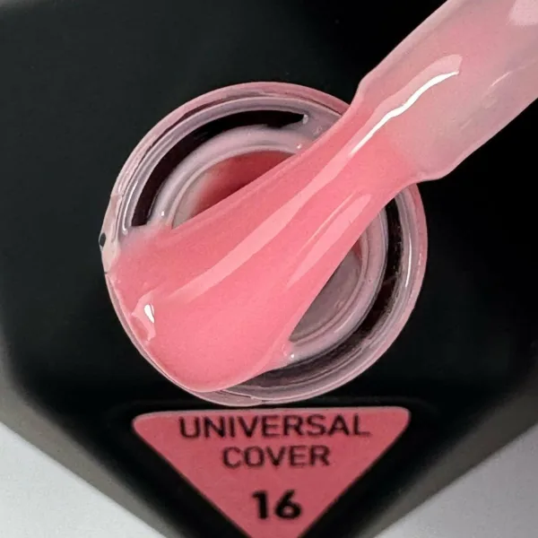 UNIVERSAL COVER GEL 16 Victoria Avdeeva 12мл — Теплий рожевий рідкий акрігель - Image 2