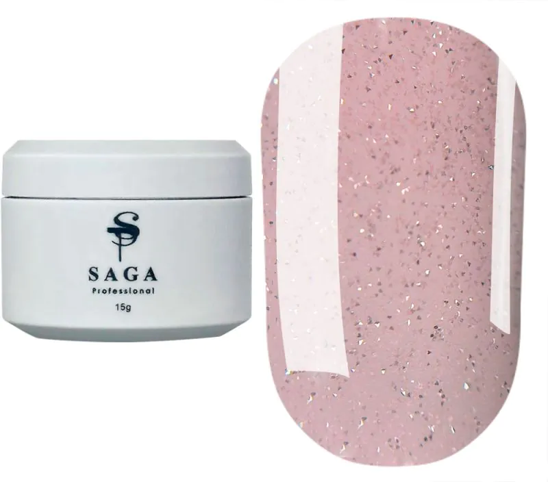SAGA - Гель для нарощування та укріплення нігтів Builder Night Gel 15 ml - 02