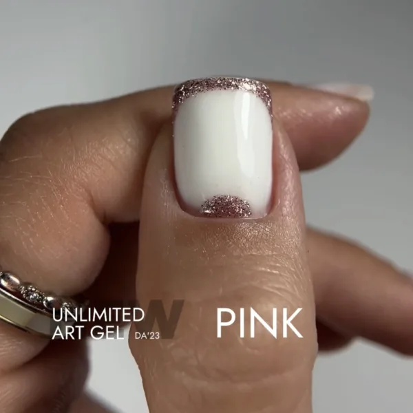 DA'23 - UNLIMITED ART GEL - Pink, 5 ml декоративний гель - Image 3