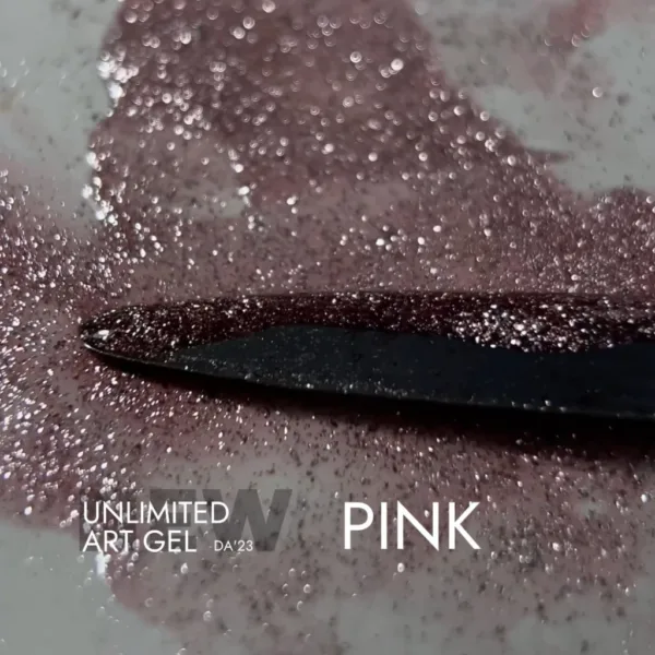 DA'23 - UNLIMITED ART GEL - Pink, 5 ml декоративний гель - Image 2