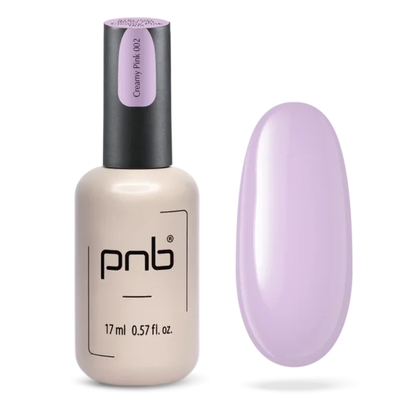 PNB - Strong Iron Gel, No, 002 Creamy Pink, 17 ml - ג'ל בנייה ברזל 17 מל צבע ורוד קרמי - 002