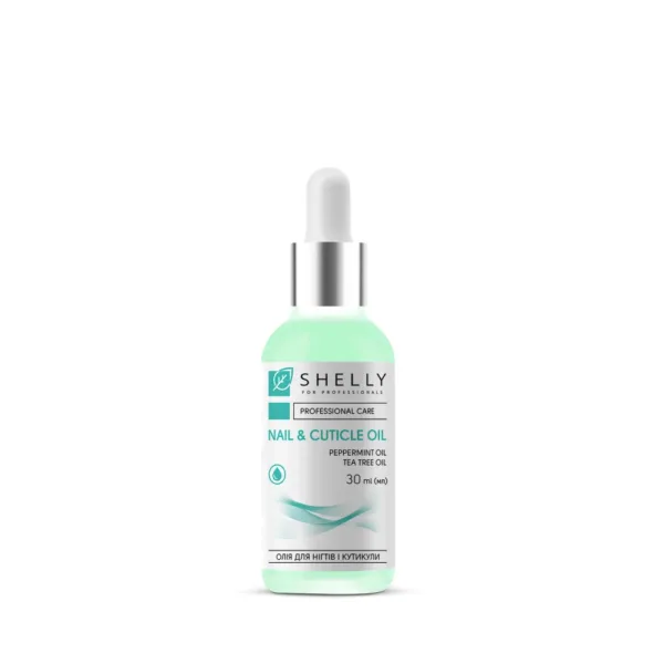 Shelly - Nail and cuticle oil with Moroccan mint extract and tea tree oil 30 ml - שמן לציפורניים ולקוטיקולה עם תמצית מנטה מרוקאית ושמן עץ התה 30 מ"ל