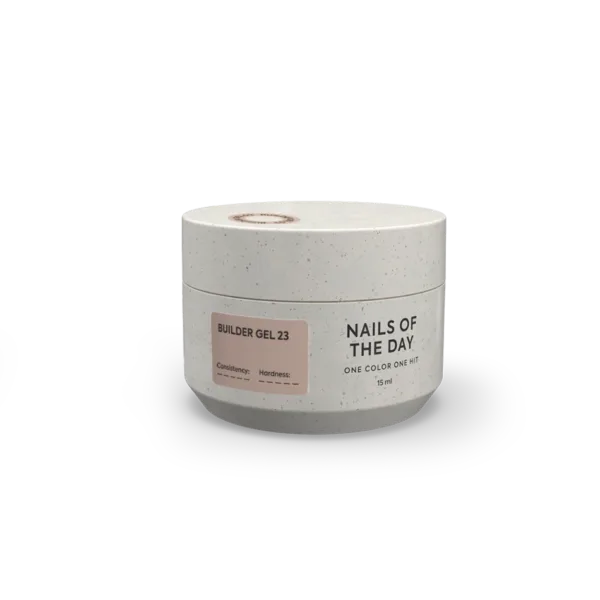 NAILSOFTHEDAY - Builder Gel 23 — холодний нюдовий гель для нарощування нігтів, 15 мл