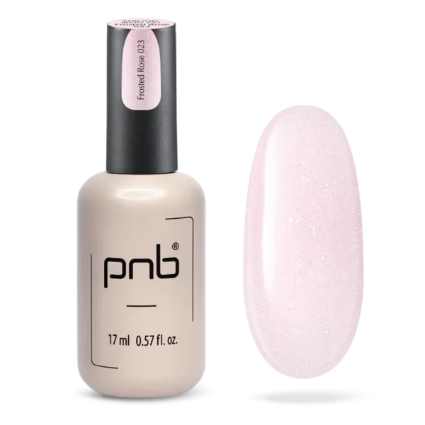 PNB - Strong Iron Gel, No, 023 Frosted Rose, 17 ml - ג'ל בנייה ברזל 17 מל צבע ורד קפוא - 023