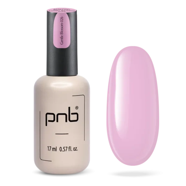 PNB - Strong Iron Gel, No, 026 Gentle Blossom, 17 ml - ג'ל בנייה ברזל 17 מל צבע פריחה עדינה - 026