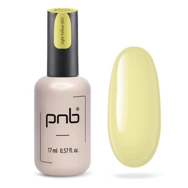 PNB - Strong Iron Gel, No, 003 Light Yellow, 17 ml - ג'ל בנייה ברזל 17 מל צבע צהוב בהיר - 003