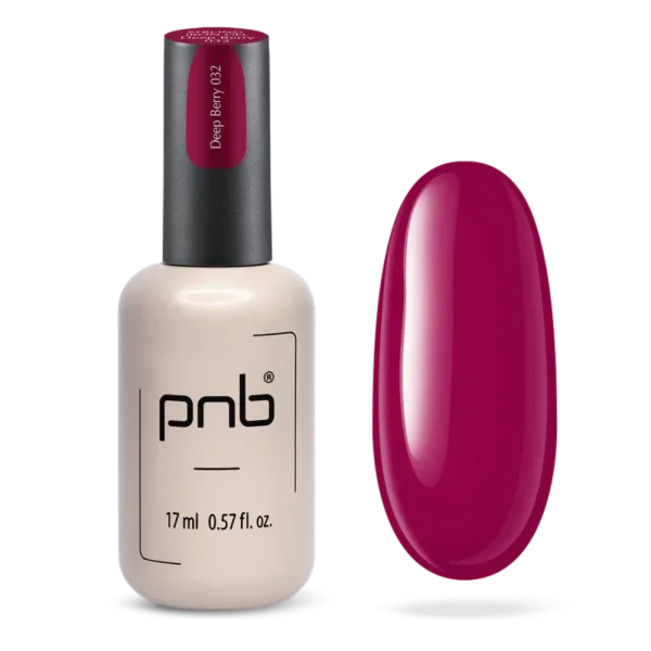 PNB - Strong Iron Gel, No, 032 Deep Berry, 17 ml - ג'ל בנייה ברזל 17 מל צבע ברי עמוק - 032