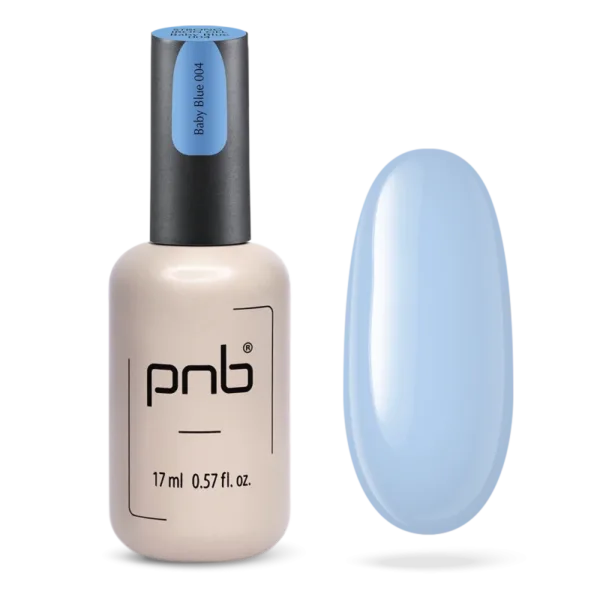 PNB - Strong Iron Gel, No, 004 Baby Blue, 17 ml - ג'ל בנייה ברזל 17 מל צבע כחול בייבי - 004