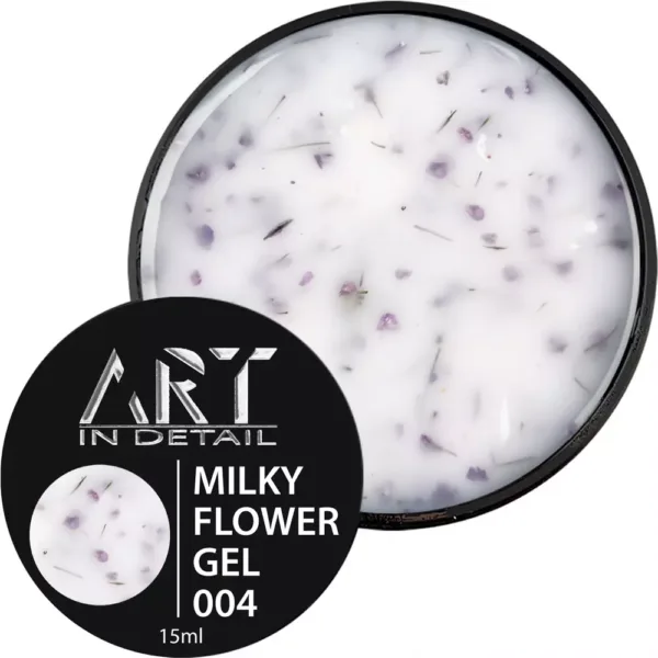 Гель моделюючий ART - Builder Gel Milky Flower No. 004 15 ml - Image 3