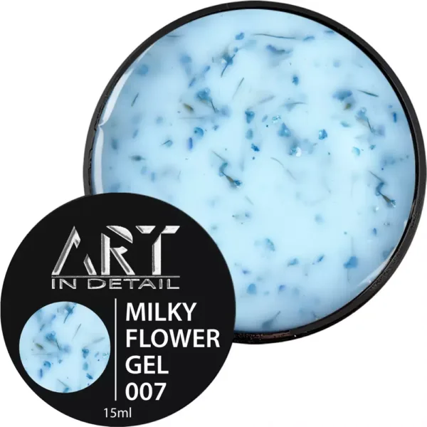 Гель моделюючий ART - Builder Gel Milky Flower No. 007, 15 ml - Image 3