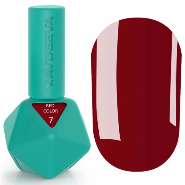 Гель-лак Victoria Avdeeva Red Color №7 – ЧЕРВОНИЙ 12ml