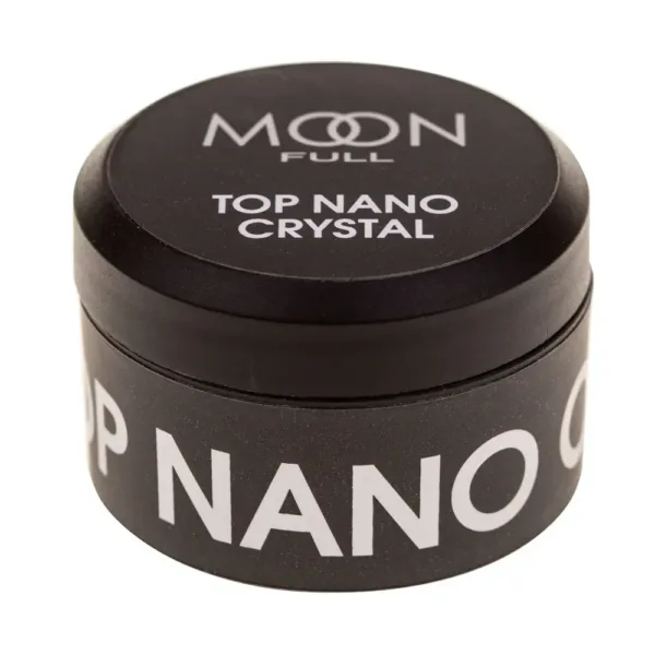 MOON FULL - Nano Crystal Top Coat – топ для гель лаку в баночці, 30 мл. (стійкий до подряпин) - Image 2