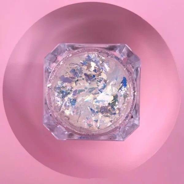 LUNA MOON - Комплект сухих блискіток для нігтів Broken Glass 6 штук - Image 5