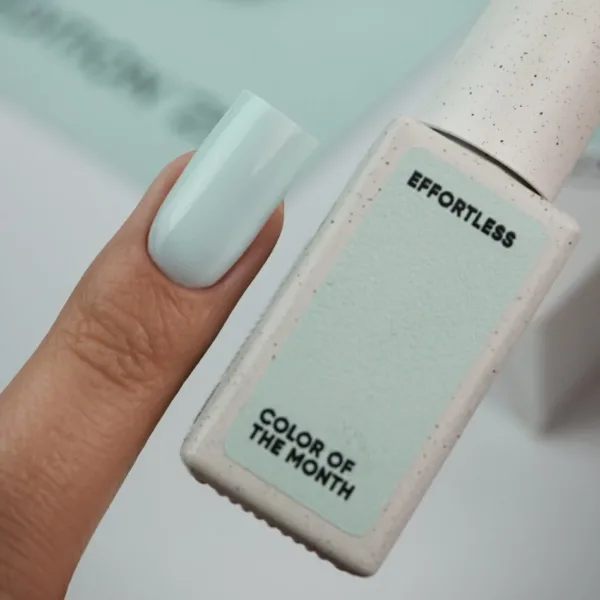 NAILSOFTHEDAY - May 2025 Effortless - колір місяця вибілений холодний м’ятний, що перекривається в один шар, 10 мл  - Image 4
