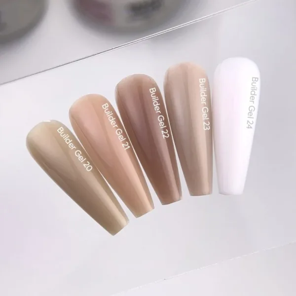 NAILSOFTHEDAY - Builder Gel 23 — холодний нюдовий гель для нарощування нігтів, 15 мл - Image 4