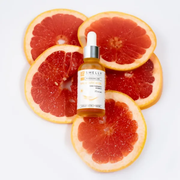Shelly - Nail and cuticle oil with grapefruit extract and vitamin A,  30 ml - שמן לציפורניים ולקוטיקולה עם תמצית אשכוליות וויטמין A 30 מ"ל - Image 5