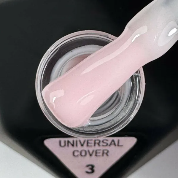 UNIVERSAL COVER GEL 03 Victoria Avdeeva 12мл - Світло-рожевий нюд рідкий акрігель - Image 2