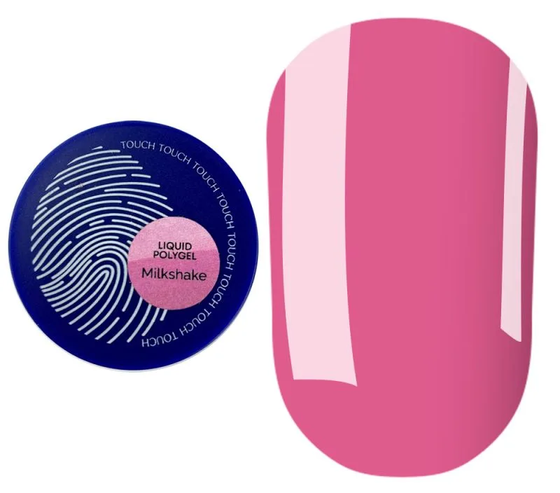 Touch - Рідкий полігель Liquid polygel, Milkshake 15 мл