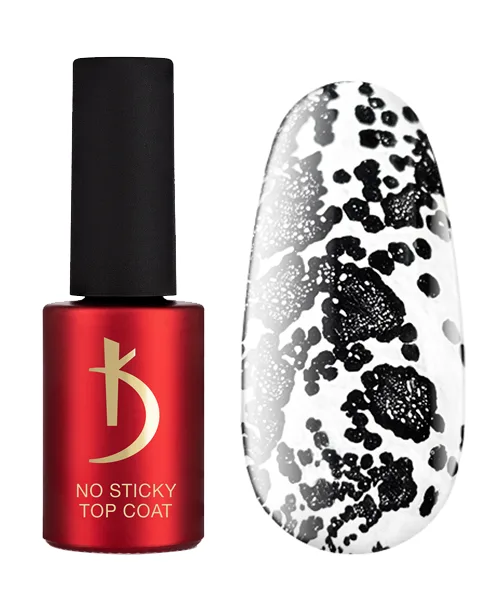 Kodi - Lace No Sticky Top Coat with UV for Gel Polish 15 ml - טופ תחרה ללא נטרול 15 מל