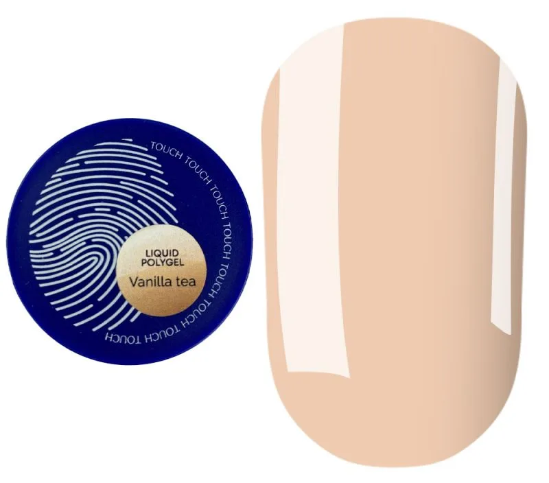 Touch - Рідкий полігель Liquid polygel, Vanilla tea 15 мл
