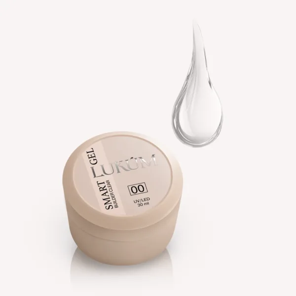 LUKUM - Smart Gel 30 ml Clear No, 00 - ג'ל בנייה סמארט ג'ל 30 מל שקוף - מס, 00