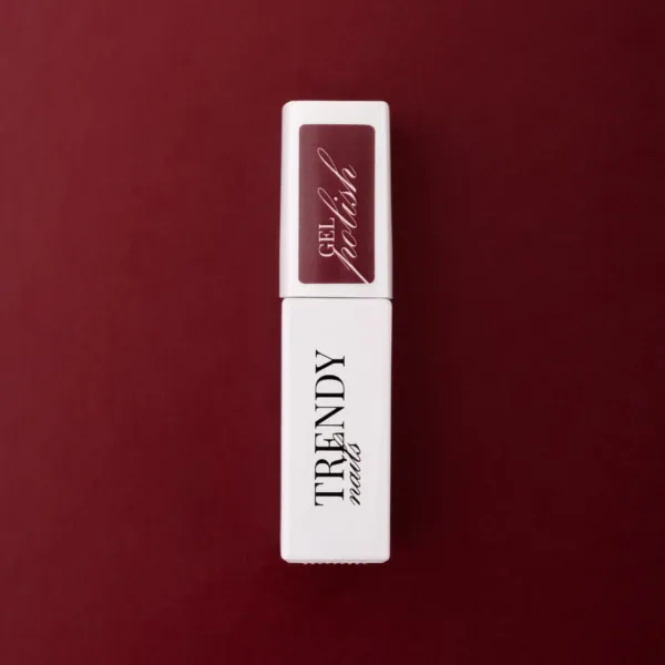 Trendy - Gel polish 8 ml, - RED BERRY - לק ג'ל 8 מל - פירות יער אדומים