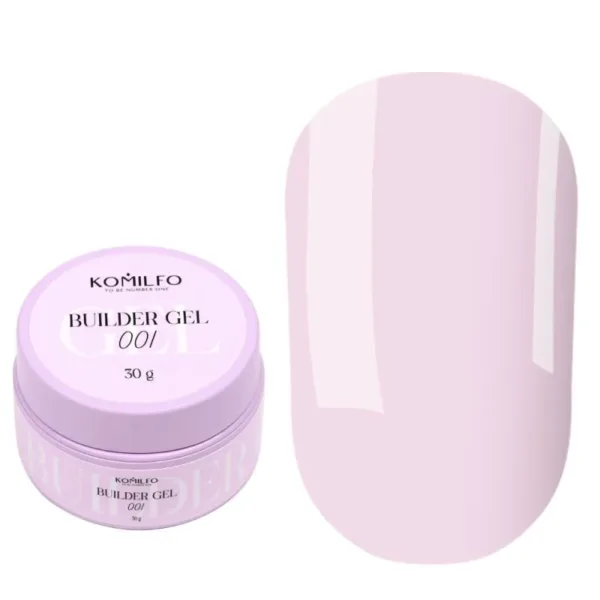 Komilfo - Builder Gel 001, 30 g - בילדר ג'ל 30 מל - מס, 001