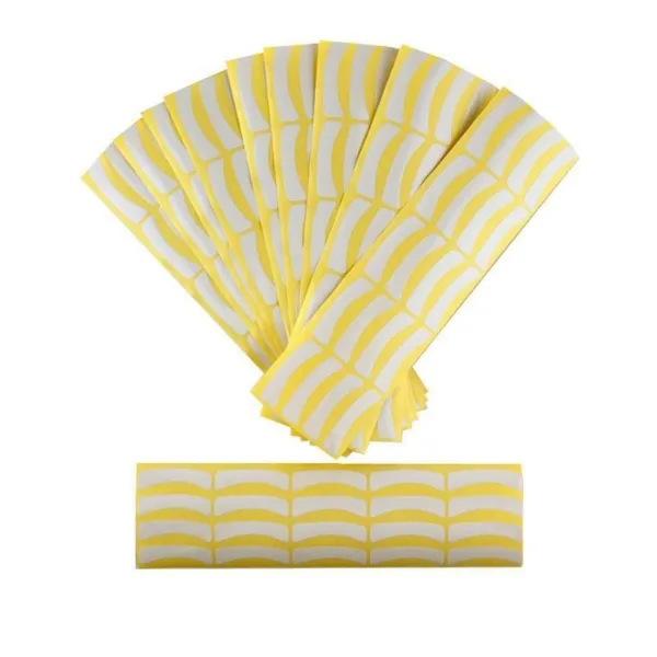 SELF-ADHESIVE PATCHES FOR EYELASH EXTENSION, 10 PAIRS - מדבקות חד פעמיות להארכת ריסים 100 זוגות