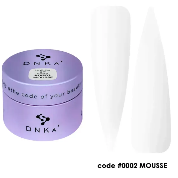 DNKa' - Builder Gel MOUSSE No, 0002, 30ml - בילדר ג'ל מוס 30 מל - מס' 0002