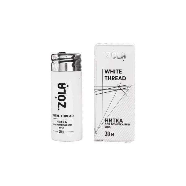 ZOLA - Thread for marking 30 m white - חוט לסימון גבות 30 מ' צבע לבן