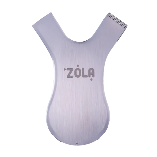 ZOLA - Metal comb applicator - Silver - מסרק מתכת - כסף