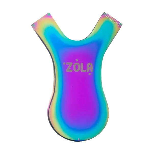 ZOLA - Metal comb applicator - Rainbow - מסרק מתכת - קשת בענן