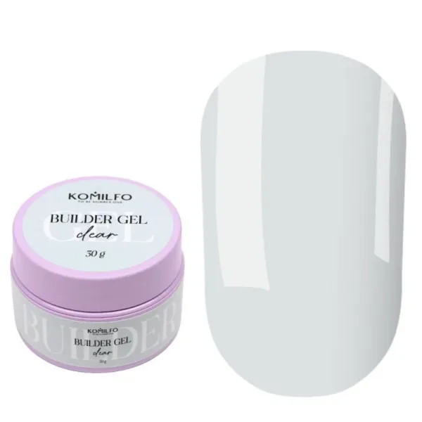 Komilfo - Builder Gel Clear, 30 g - בילדר ג'ל 30 מל - צבע שקוף
