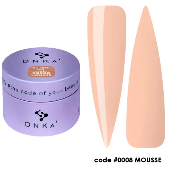 DNKa' - Builder Gel MOUSSE No, 0008, 30ml - בילדר ג'ל מוס 30 מל - מס' 0008