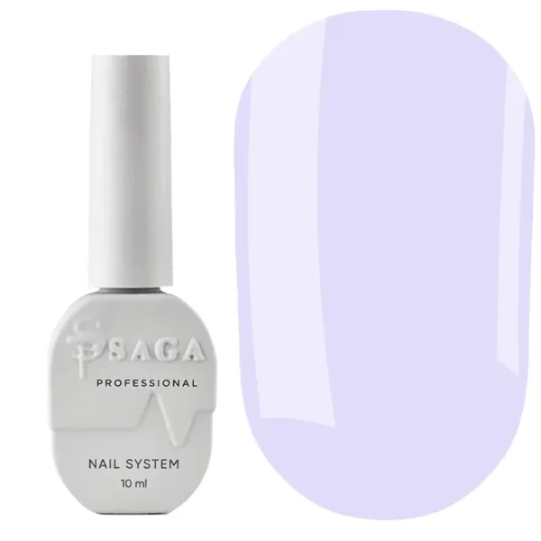 SAGA - Pastel Top No, 09, without a sticky layer, 10 ml pale blue - טופ צבעי פסטל, ללא נטרול 10 מל צבע כחול חיוור - מס, 09