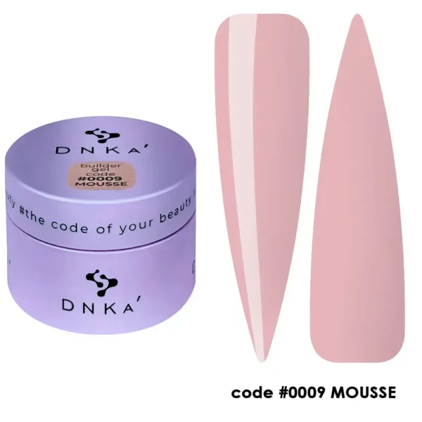 DNKa' - Builder Gel MOUSSE No, 0009, 30ml - בילדר ג'ל מוס 30 מל - מס' 0009