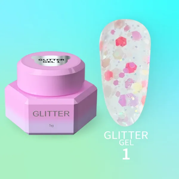 You Are Cute - Glitter Gel No. 1 Блискітки для нігтів