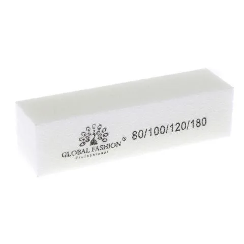 BUFF FOR POLISHING NAILS - 80/100/120/180 - באפר גלובל