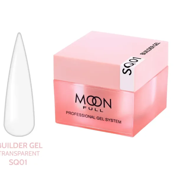 Moon Full - Builder Gel 30ml, HEMA/TPO FREE, № SQ01 - בילדר ג'ל 30 מל - מס, SQ01