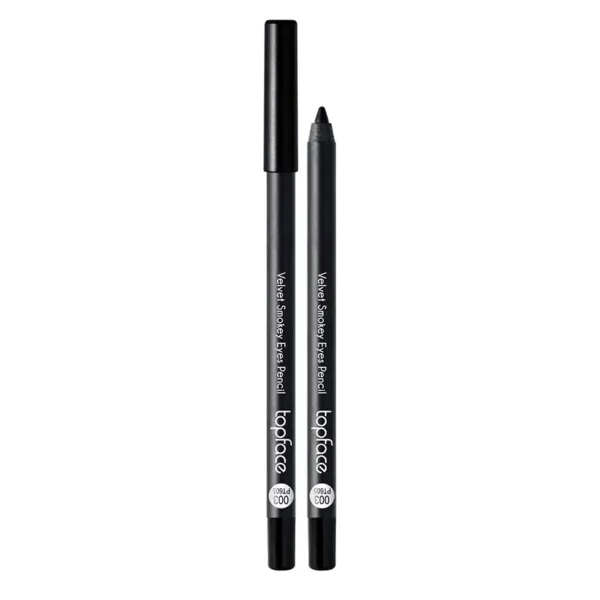 TopFace - Velvet Smokey Eyes Pencil (4.8 g) No, 003 black - עיפרון עיניים מעושנות קטיפה צבע שחור - מס, 003