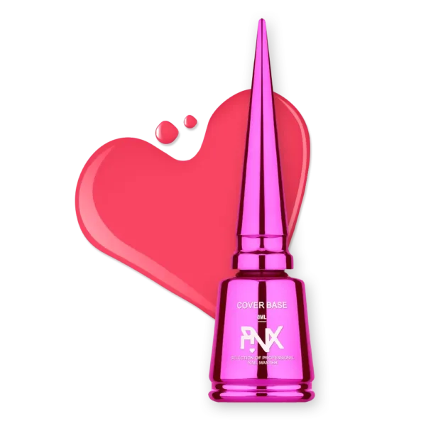 PINX - Cover Base Vampire Love, No 01, Light red  8 ml - כאבר בייס ערפד אהבה 8 מל אדום בהיר - מס, 01