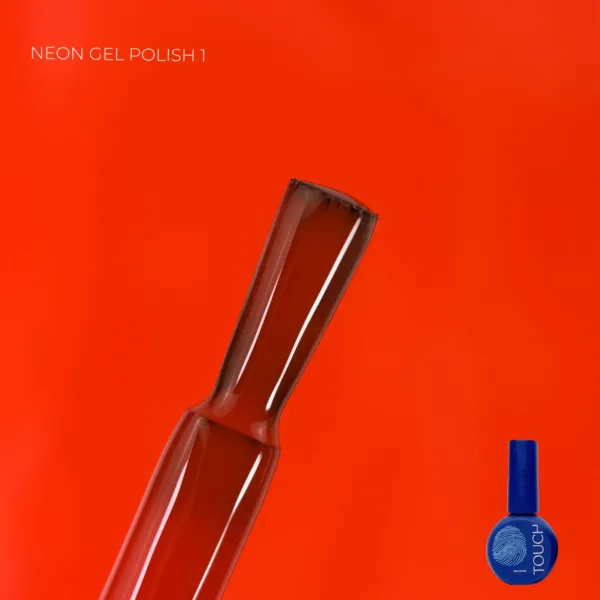 Touch - Neon No, 01, gel polish, 9 ml - לק ג'ל 9 מל ניאון - מס, 01