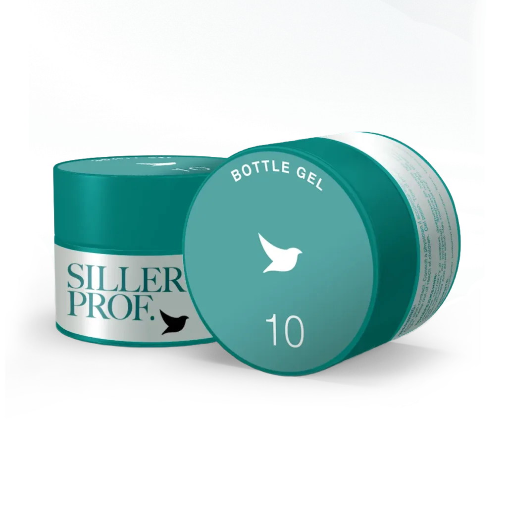 Siller - Bottle Gel No. 10 Hard gel (milky), 15ml Гель для нігтів