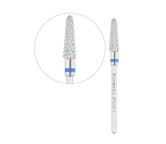 Carbide cutter Formula Profi "Cone straight" blue